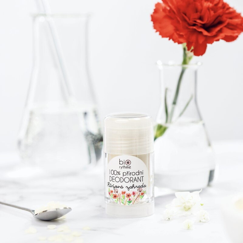 100% prírodný deodorant Rúžová záhrada