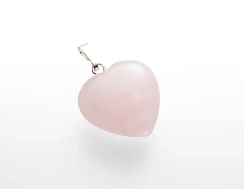 Ruženín srdce prívesok 15mm